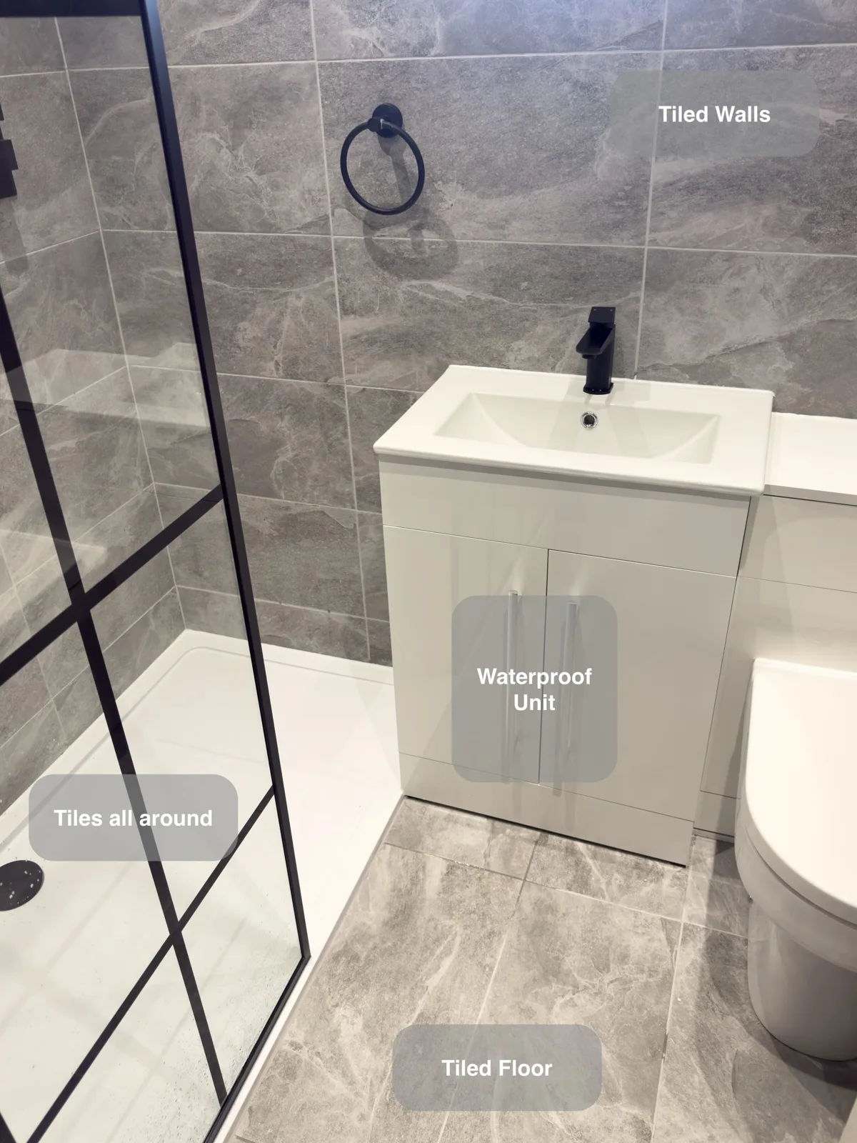 Portlethen, Shower into Walk in Shower