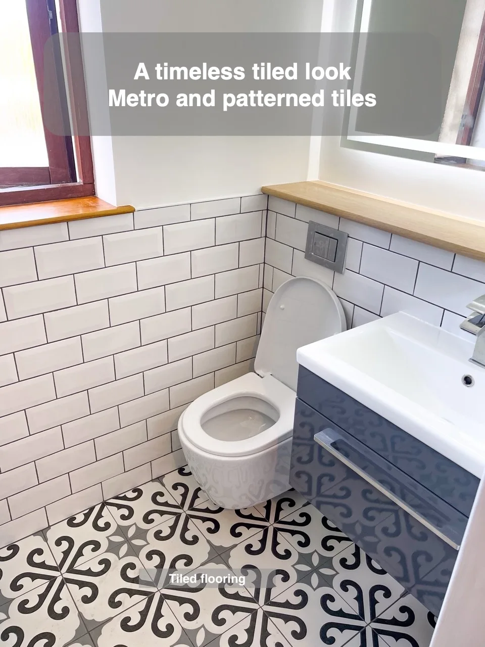 A timeless tiled look — Metro and patterned tiles