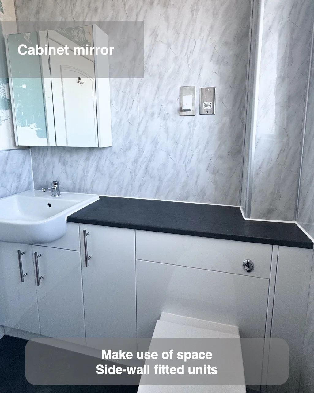 Make use of space — Side-wall fitted units