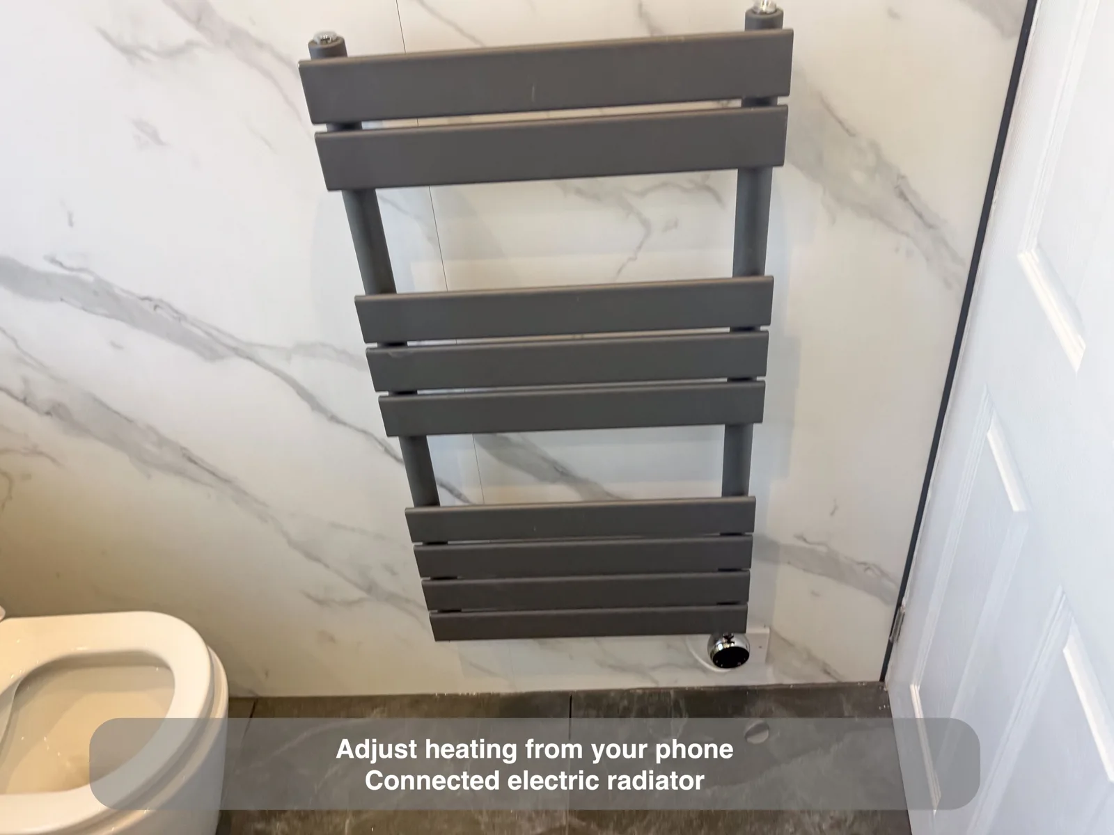 Control the bathroom radiator from your phone