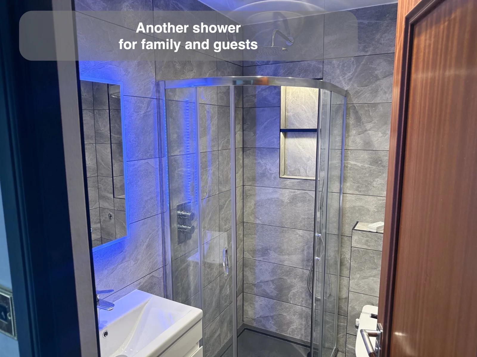 Give guests another place to shower