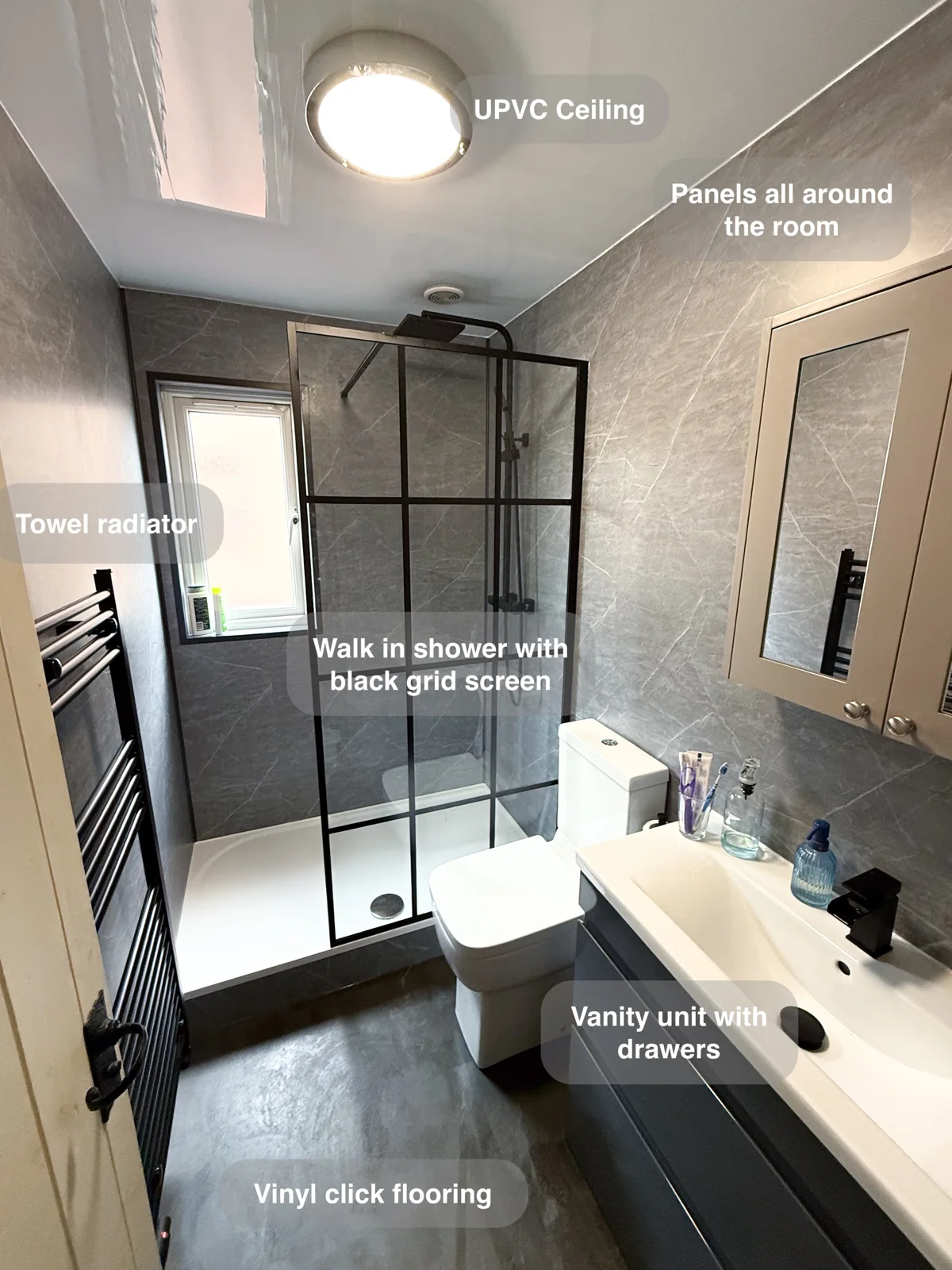 Full Bathroom Refurbishment Bridge of Don – Bathtub Replaced with Walk-In Shower
