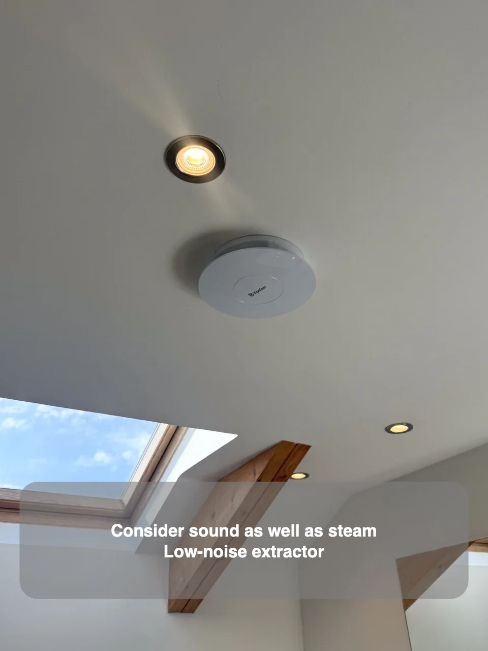 Include extractor noise in the bathroom brief