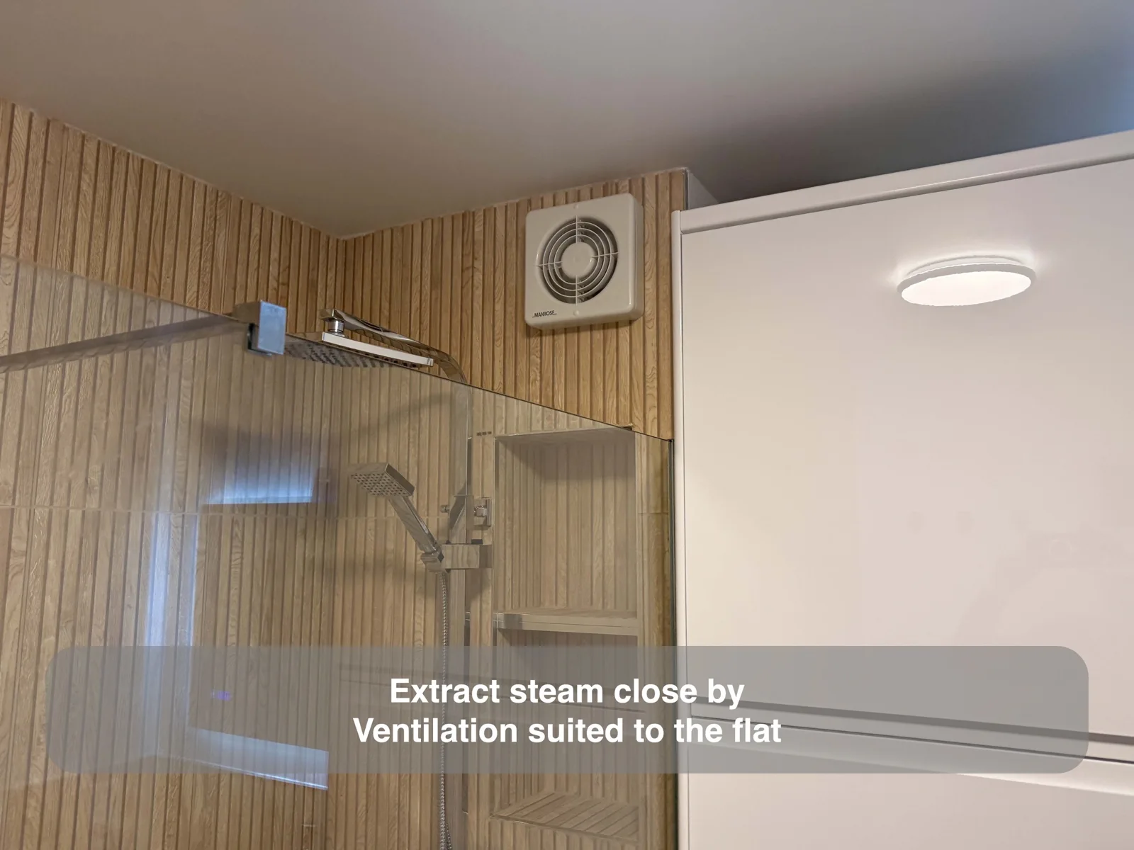 Ventilation that works with the limitations of a flat