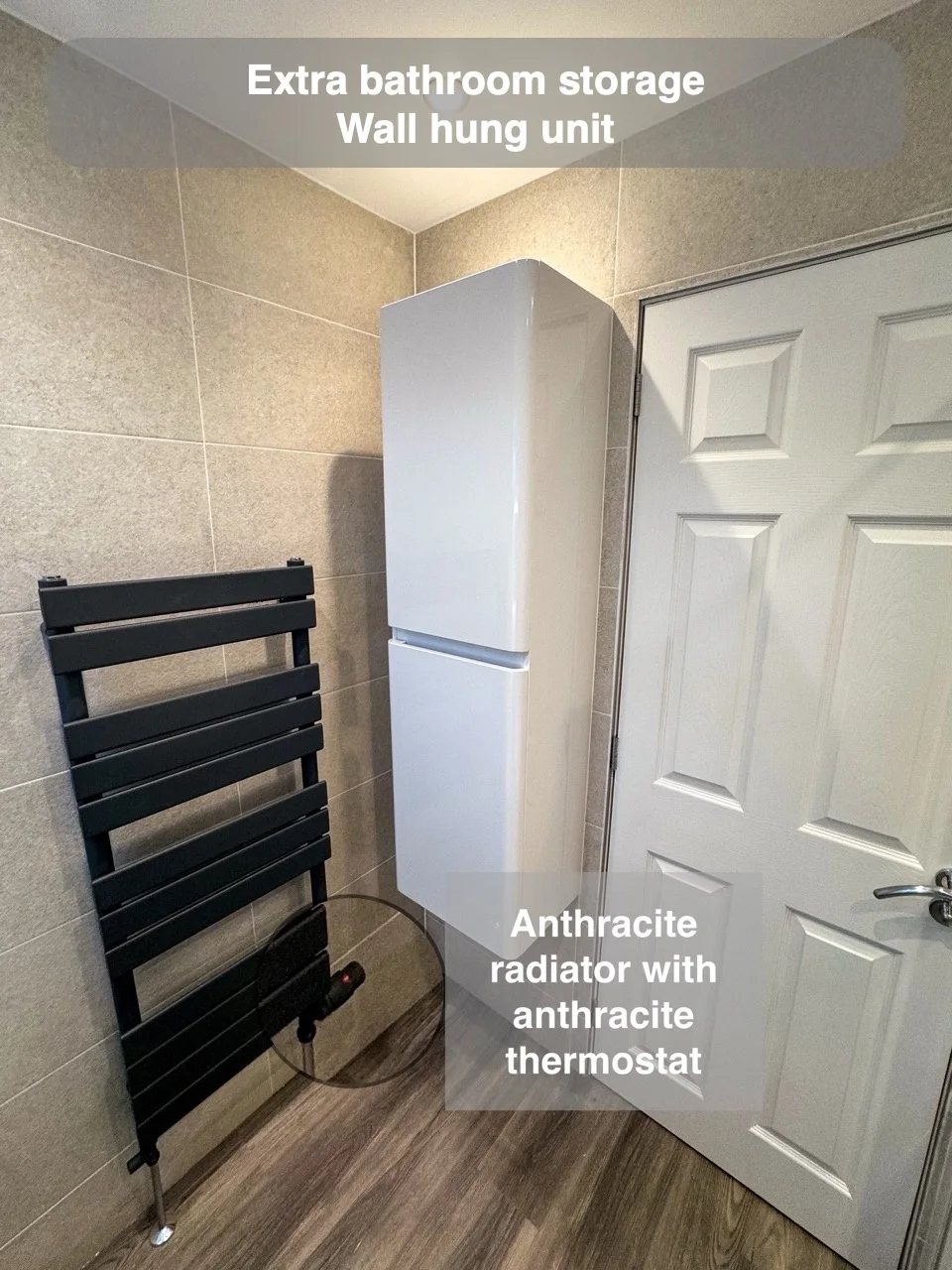 Extra bathroom storage — Wall hung unit