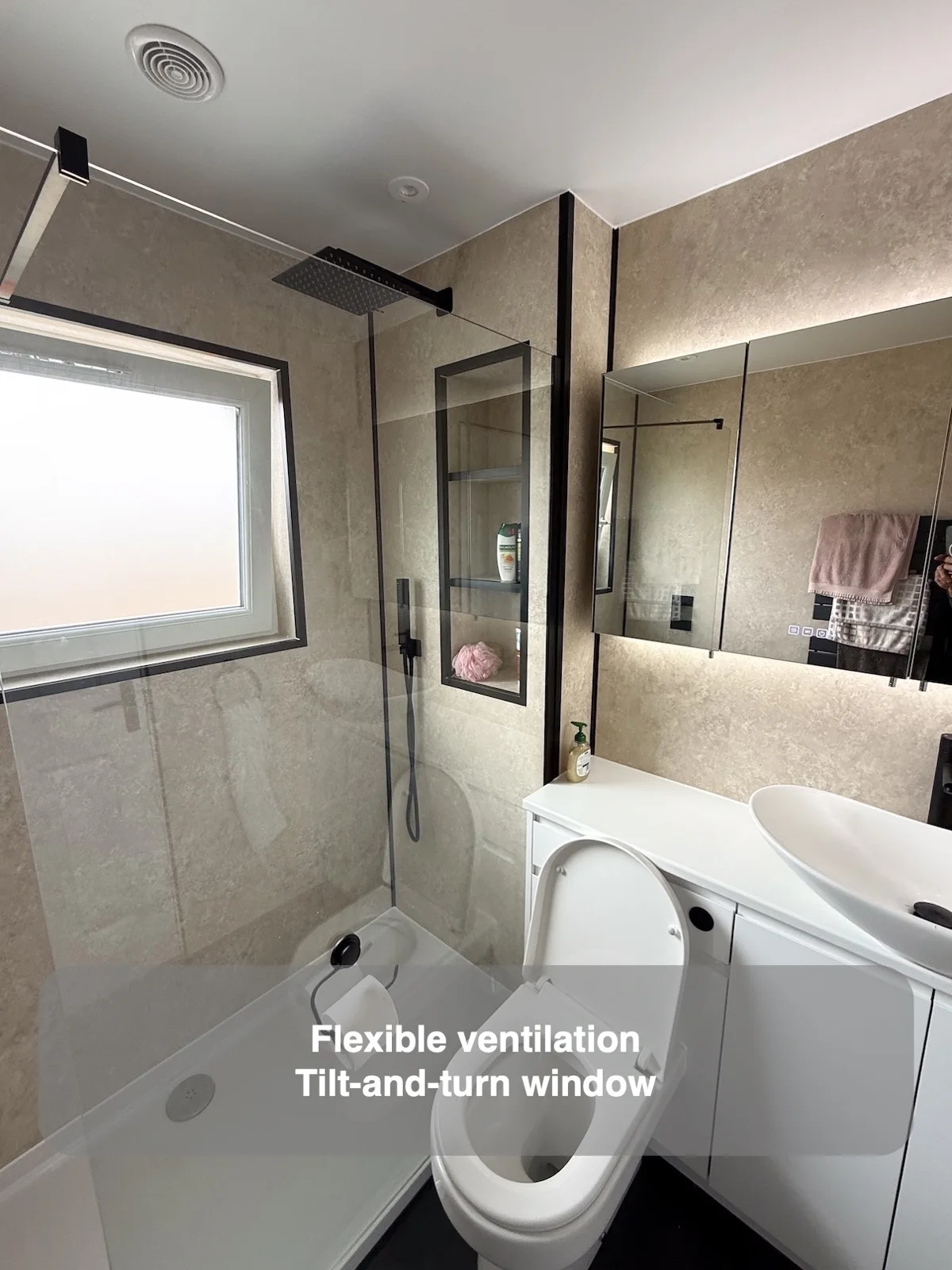 Make the window part of the ventilation plan