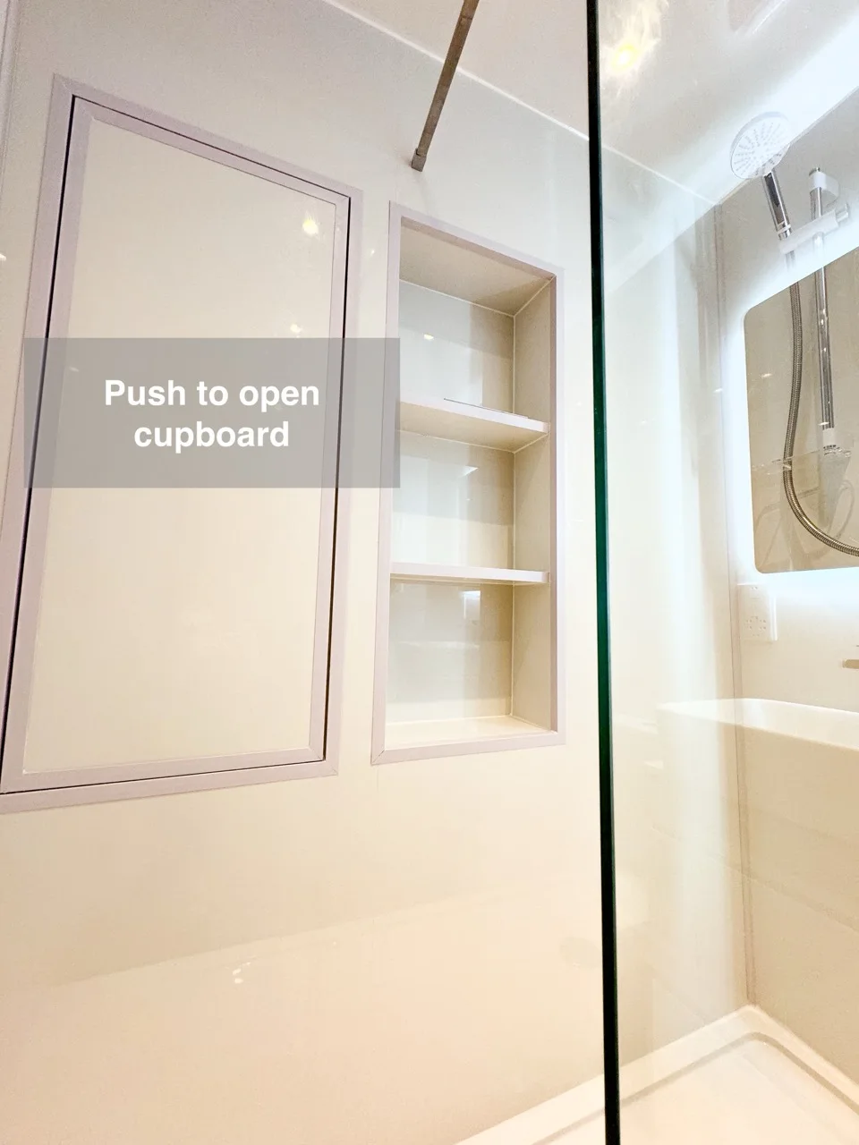 Storage Unit Inside the shower
