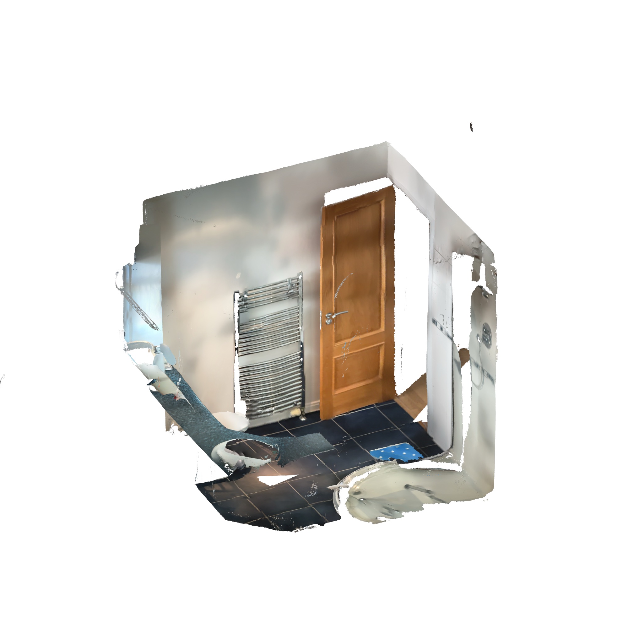 Scan - Original Room and Door in a Bridge of Don, Aberdeen bathroom refurbishment