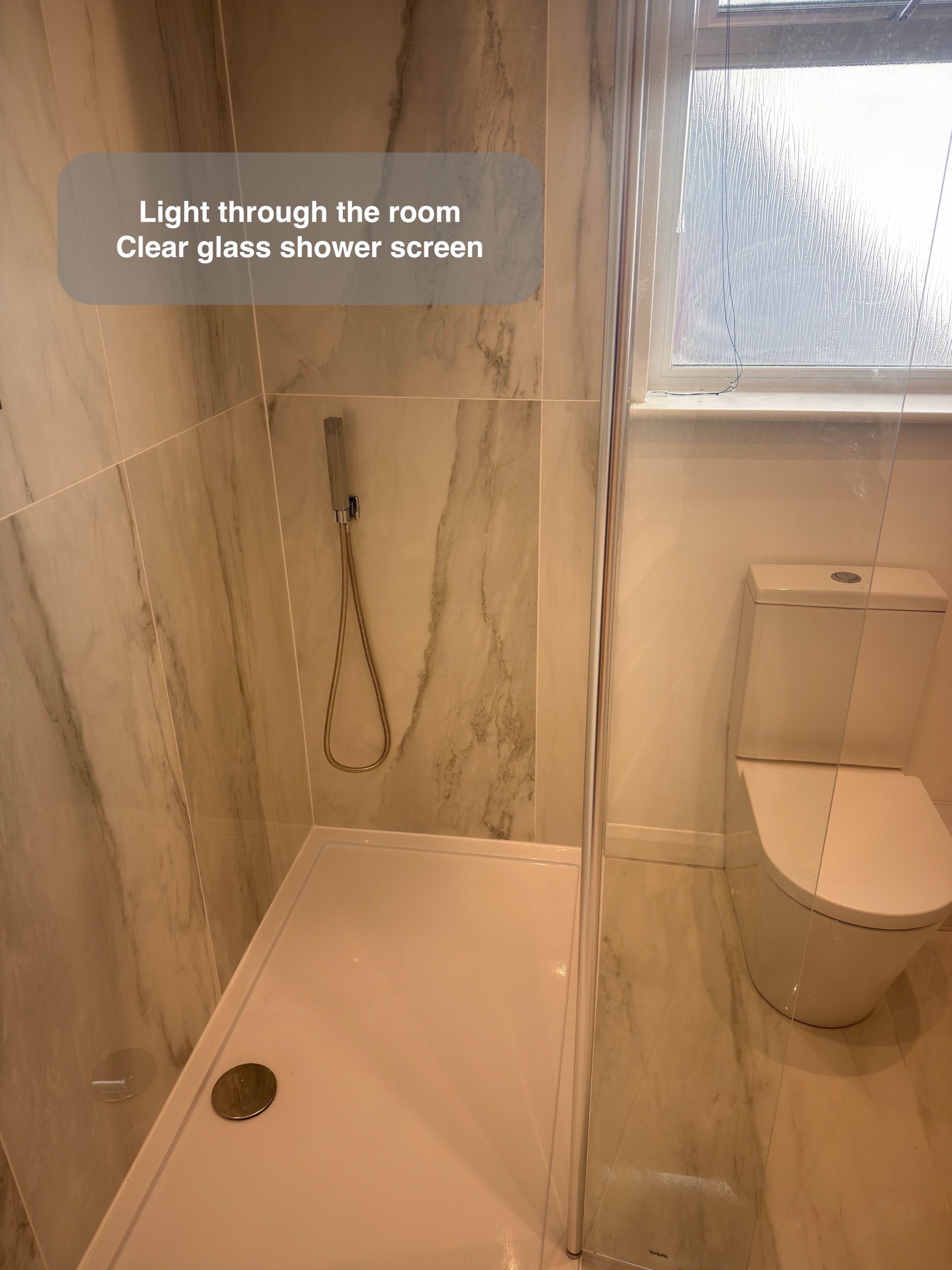 Shower and Toilet Layout in a Bridge of Don, Aberdeen bathroom refurbishment